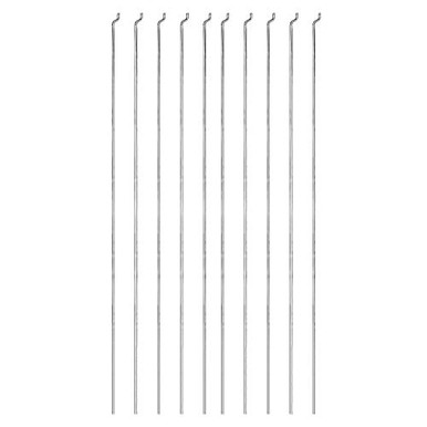 sourcing map 1.2mm x 450mm (17.7 Pouce) Acier Z Tirer/Pousser Tiges Pièces pour RC Avion Plane Bateau Rechange Paquet de 10