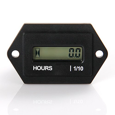 Runleader Digital LCD Hour Meter AC 86V to 230V Total Hours Resettable ...