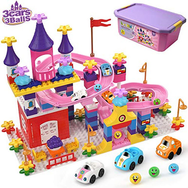 168-Piece Mini Marble Run Building Blocks – STEM Toy For Kids 3+, Assemble Various Models