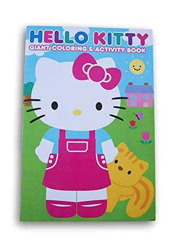 Hello Kitty Giant Coloring and Activity Book - 10 5 x 16 Inches - Warehousesoverstock