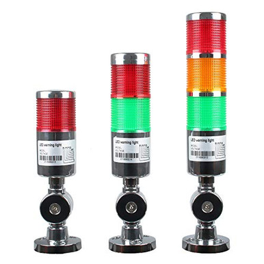3 Layer Foldable LED Signal Tower Light, Industrial Warning Beacon