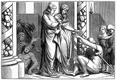 St Peter And St John Nsaint Peter And Saint John Heal The Lame Man At ...