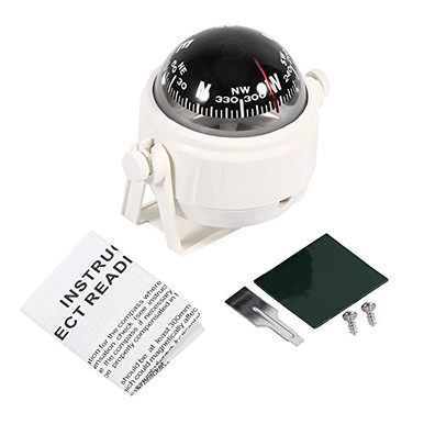 Car Compass Boat Dashboard Navigation Marine Pivoting Compass Voyager ...