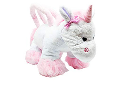 The Petting Zoo Magical Unicorn Purse Stuffed Animal for Little Girls