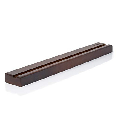 MÖNKE Support Vinyle En Bois Massif - Élégant Présentoir Table Pour Disques 33 Tours (Noir)