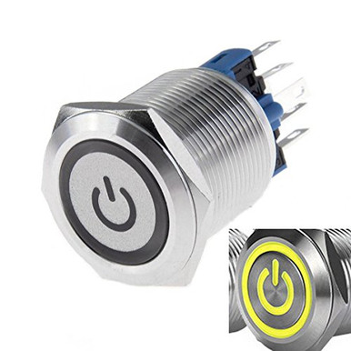 WerFamily 22mm Momentary Push Button Switch 1NO 1NC SPDT ON OFF ...