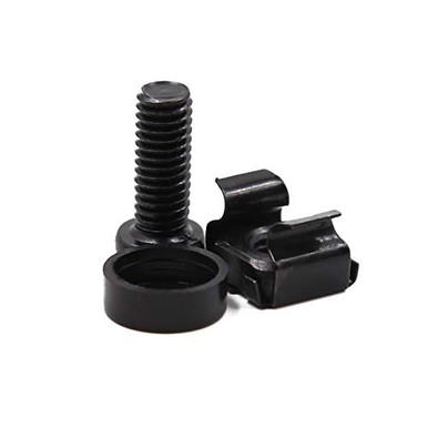 M6 x 16mm Rack Mount Cage Nuts Screws and Washers for Rack Mount Server ...