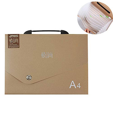 Expanding File Folder Document Organizer, Portable-Handle Document ...