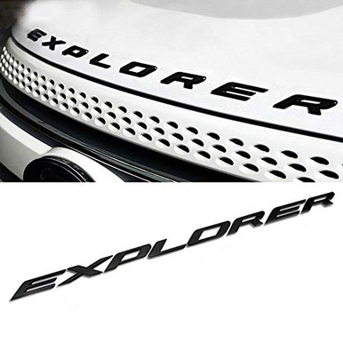 ABS Hood Emblem Letters Fit for Ford Explorer 2011 2020 Front Hood ...