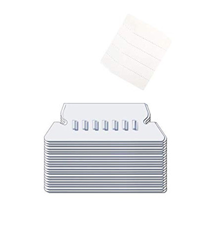 Richohome 200 Sets Hanging Folder Tabs and Inserts Insertable Plastic ...