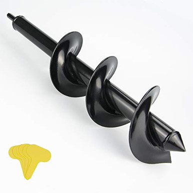 Yibei-tech 3” X 7” Auger Drill Bit – Garden Bulb & Flower Planter – Alloy Steel, Universal Fit