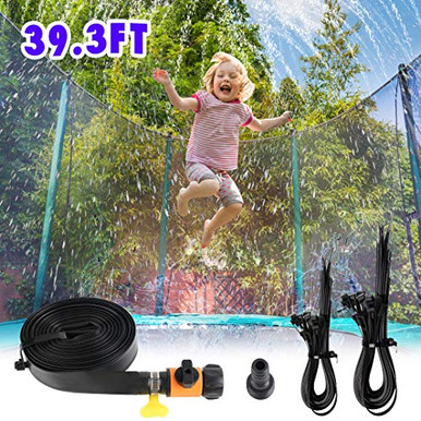 KITPIPI Trampoline Sprinkler Outdoor Water Play Sprinklers for Kids Fun ...
