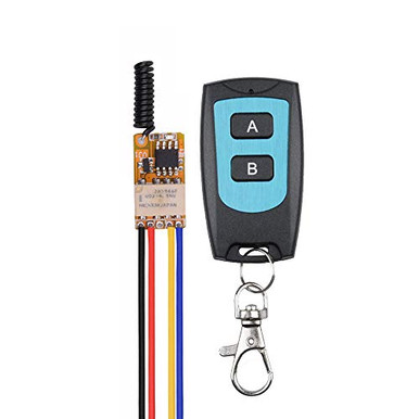 Remote Control Relay Switch 12V 433Mhz Waterproof Transmitter and ...