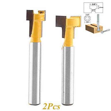 1 4 Shank T Slot Cutter Router Bit?2PcsT Slot Cutter Router Bit?T Slot ...