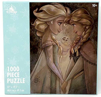 Disney Parks Frozen Anna Elsa and Olaf by Darren Wilson 1000 Piece ...