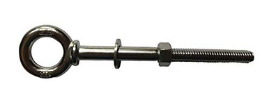 Threaded Bolt Short Stainless Steel 316 Shape Type 307 Lifting Eye Bolt Short Thread 3 8 ...