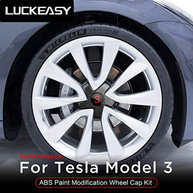 LUCKEASY hub Cover Modification kit for Tesla Model 3 car 20 inch Wheel ...