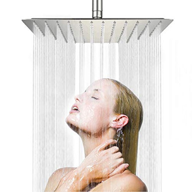 AWARA 12 Inch Rain Shower Head High Pressure Rainfall Square Shower ...