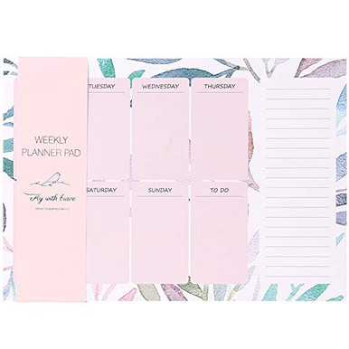MultiBey Weekly Planner Pad Tear Off Planning List with to DO Daily ...
