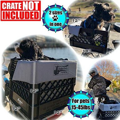 RuffLyfe DIY Crate Conversion Bike Dog Carrier Package Crate NOT ...