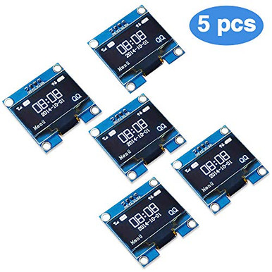 PEMENOL 5PCS OLED Display Module 0 96 Inch I2C IIC Serial 128 x 64 OLED ...
