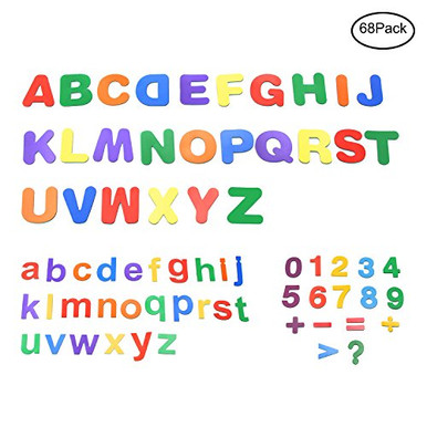 Strong Magnetic Letters and Numbers for Kids Non-Toxic Educational ...