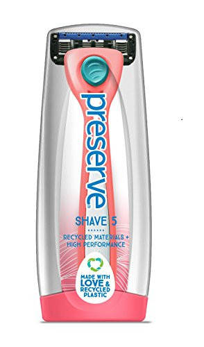 Preserve Shave 5 Five Blade Refillable Razor Made from Recycled ...