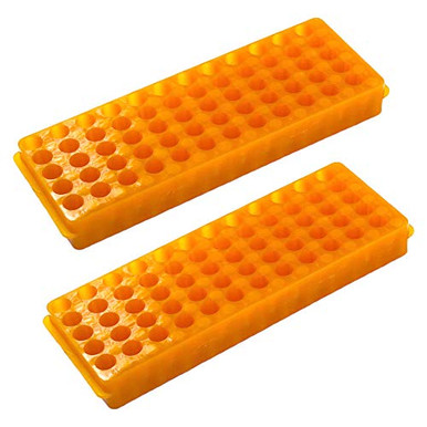 Yohii 2Pcs PCR Tube Rack Double Panel Microcentrifuge Test Tube Rack ...