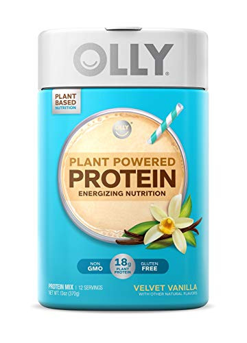 OLLY Plant Powered Protein Protein Powder 13 oz 12 Servings Velvet