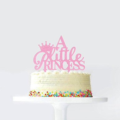 A Little Princess Crown Birthday Cake Topper, Baby Shower, Gender ...