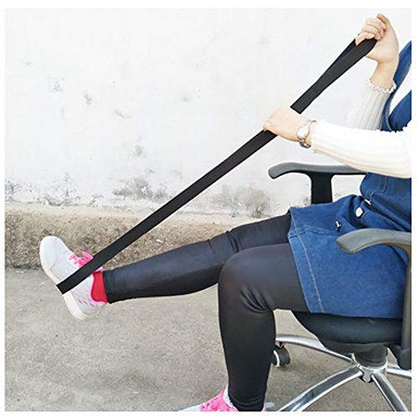 Leg Lifter Strap - 41 Inch Rigid Foot Loop & Hand Grip for Adult ...