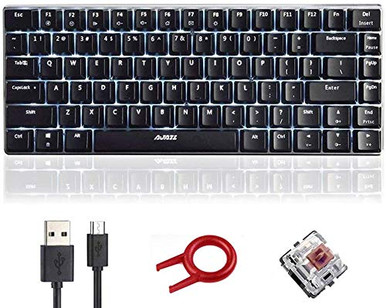 Tastiera Meccanica Gaming Ajazz AK33 LED Retroilluminata 82 Tasti Anti-Ghosting USB