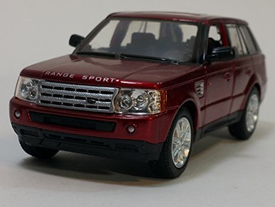 Kinsmart Candy Apple Red Range Rover Sport SUV 1 38 ScaleDiecast Car ...