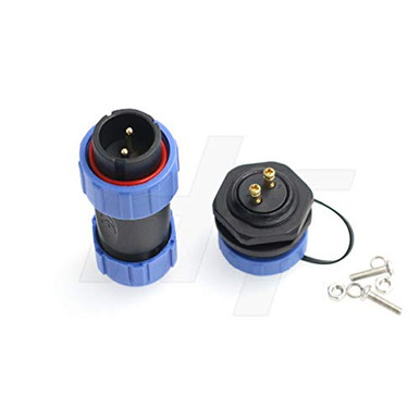 HE21 IP68 Wasserdichter Stecker & Buchse - 2-12 Pin, Für LED-Beleuchtung, Industrie, Außenbereich, 6Pin Set