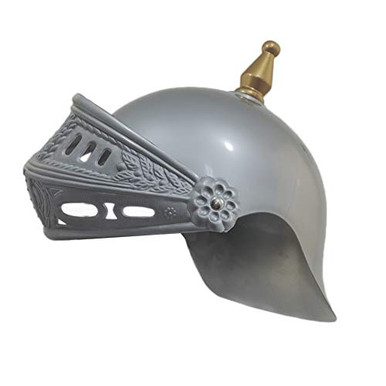 Adults Plastic Knight Medieval Crusader Costume Helmet ...