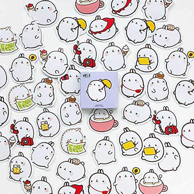 Small Size Laptop Stickers 45pcs Doraking Boxed DIY Decoration Rabbit ...