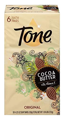 Tone Soap Bar Cocoa Butter Original 425 Ounce Bars 6 Bars Per Pack