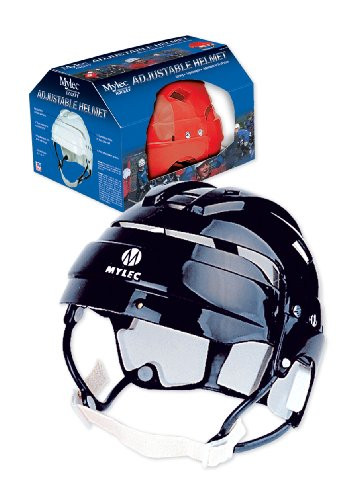 Mylec Label Mylec Helmet with Chinstrap, Blue - Warehousesoverstock