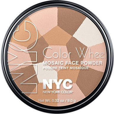 New York Color Wheel Mosaic Face Powder, Translucent Highlighter Glow ...