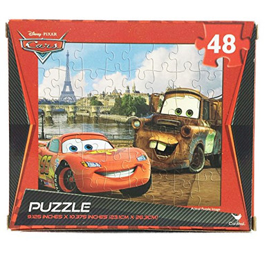 Disney Pixar Cars Cardinal Games Jigsaw Puzzle Lighting McQueen & Mater ...