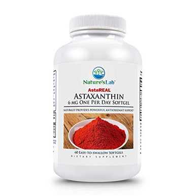 AstaREAL Astaxanthin 6mg of Potent Antioxidant Protection for Skin Eyes ...