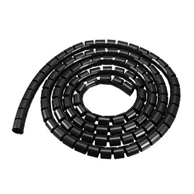 uxcell Flexible Spiral Tube Wrap Cable Management Sleeve 18mmx20mm ...