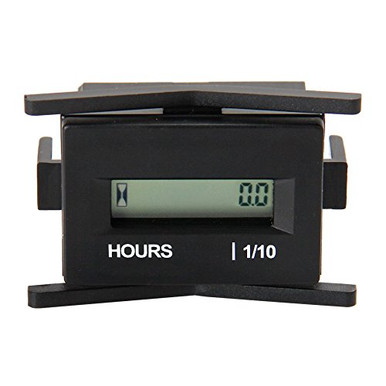 Runleader Digital LCD Hour Meter AC 86V to 230V Waterproof Design Use ...