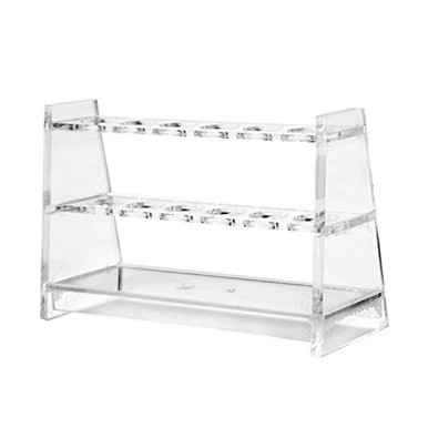 Plastic Rack Lab Preamer Acrylic Plastic Test Tube Rack Holder for 15ml 25ml Tubes Lab ...
