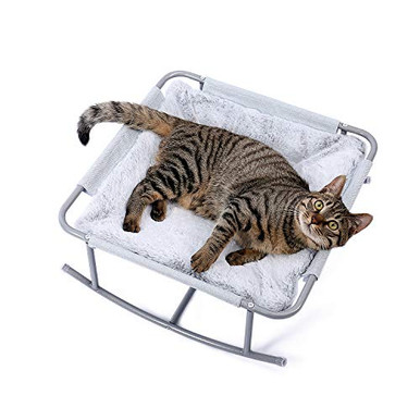 Made4Pets Cat Bed Pet Detachable Rocking Chair Rolling Cradle for Cats ...