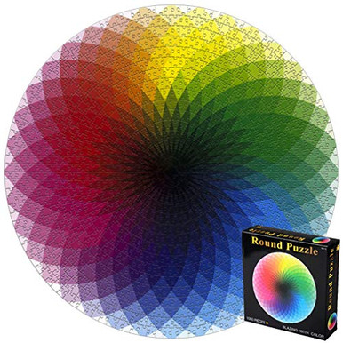 Rainbow Scenic Jigsaw Puzzle For Adults - 1000 Pieces Colorful Gradient Art Puzzle, 50x70cm