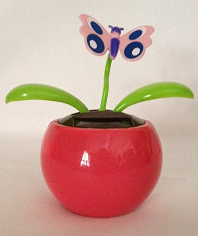 Solar Animated Dancing Butterfly Flower - Warehousesoverstock