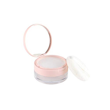 Powder Make Box DIY Transparent Acrylic Empty Refillable Powder Puff Box Makeup Loose ...