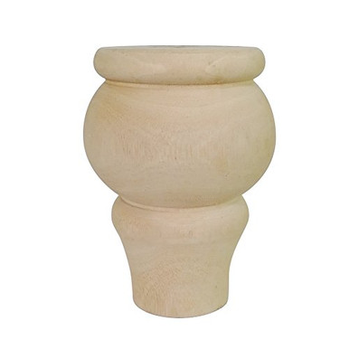 Solid Wood Sofa Legs Replacement Set Of 4 Round Turned Spindle Wooden Bun Feet For Armchair From Furniture Accessories - Price 18.73 - View #10