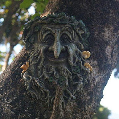 Tree Face Garden Decorations Fun Old Man Tree Huggers Tree Sculptures ...